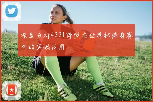 深度分析4231阵型在世界杯热身赛中的实战应用